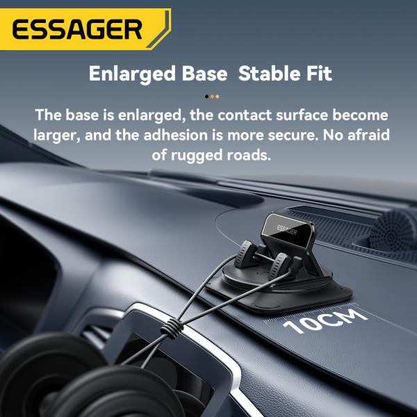 ESSAGER ES-ZJ39 Universal 360 Rotation Car Holder Mobile Phone Stand For Center Console