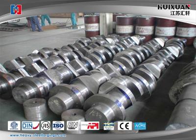 Tratamento térmico exato do forjamento do eixo de manivela do aço carbono para o fuzileiro naval