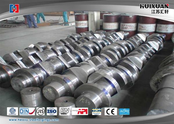 Carbon Steel Accurate Crankshaft Forging Heat Treatment For Marine