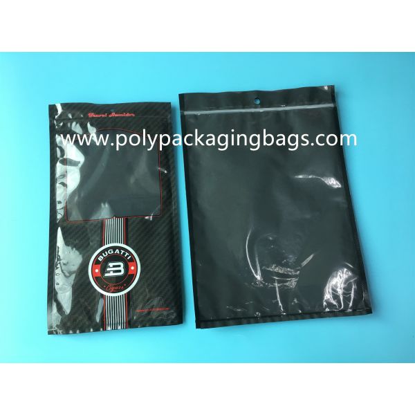 Classic Black 4-6 Cigar Humidor Bags / General Zipper Plastic Moisturizing Bag