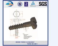 Transitoire ferroviaire noire standard de vis d'UIC Groud pour les rails de attachement