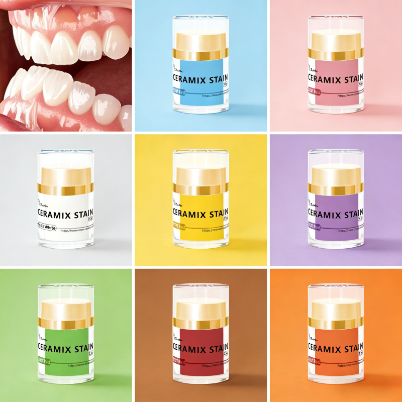 Multiple Shades Dental Stain and Glaze Ceramix Stain Store In A Cool Place Delivering Superior Dental Surface Protection