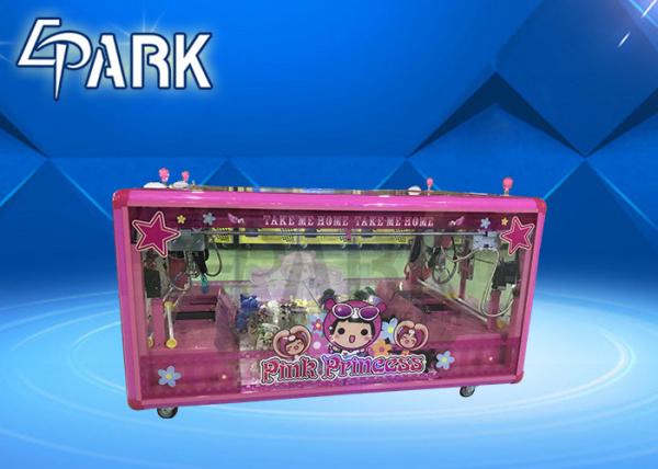 Claw Crane Toy Vending Machine For 4 Players Multi-Language Support