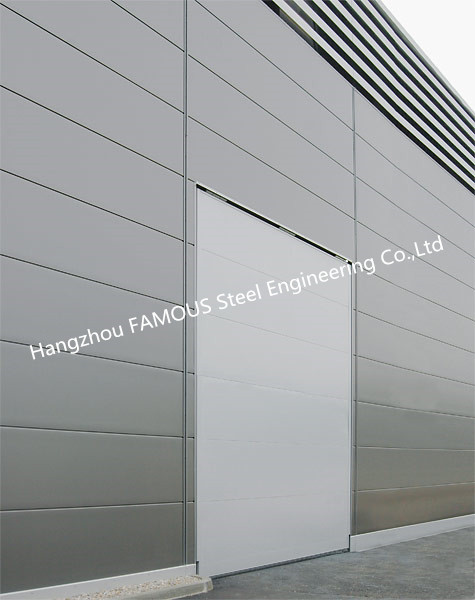 Modern Industrial ISO3834 High Speed Door Horizontal And Lifting Swirled Backwards