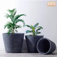 Plantadores de jardinagem da fibra de vidro dos potenciômetros dos potenciômetros da planta do MGO de Clay Pots Outdoor Flower Pots Gray Pot Planters