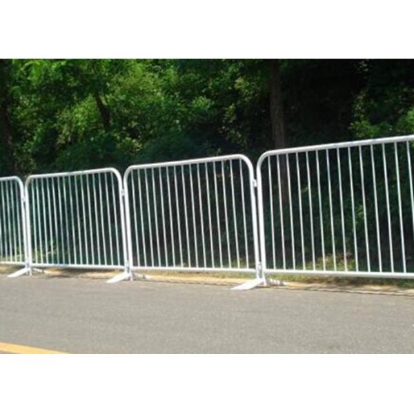 Powder Coated Temporary Construction Fence Barricade For Sporting Events