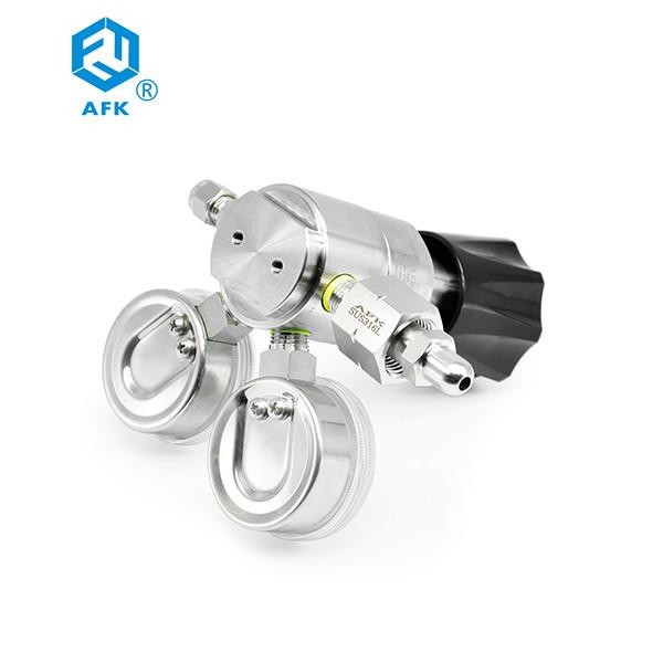 AFK Nitrous Oxide Single Stage Pressure Regulator Stainless Steel Precision 25Mpa OEM ODM