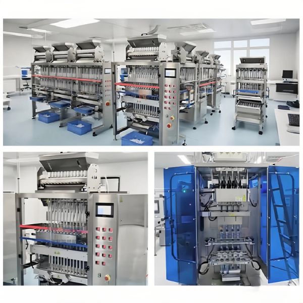 4 Lane Multi Lane Packing Machine Quantitative Stick Pack Machine 220V