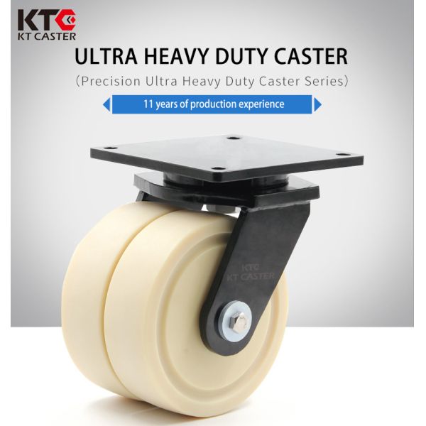 High Tensile Strength 3000kg Heavy Duty Swivel Casters Wheels 150mm