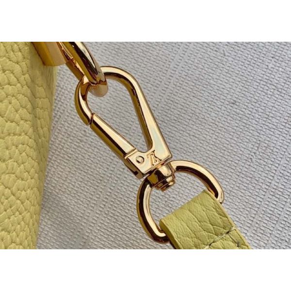 Twist Womens Luxury Handbag genunie cowhide leather yellow cute cross-body bag