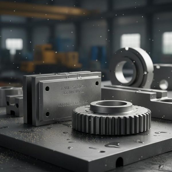 Tensile Strength 420 N/mm2 Corrosion Resistant Castings with Module Of Gear 8-60 for 400℃-1200℃ Industrial Applications