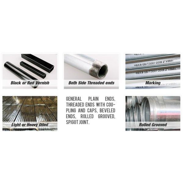 3/4 In. X 10 Ft.3/4 In. X 10 Ft. Gi Galvanized Steel Pipe 1.5 Inch 27mm 20mm 33.7mm