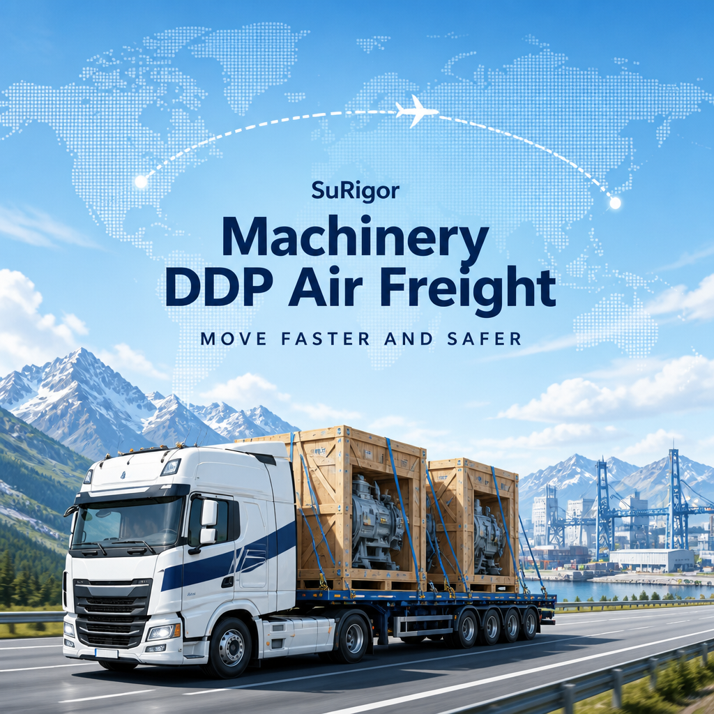 DDP Air Freight and Heavy Equipment Shipping with Heavy Cargo Capacity, Customs Clearance Expertise, and Emergency Parts Delivery