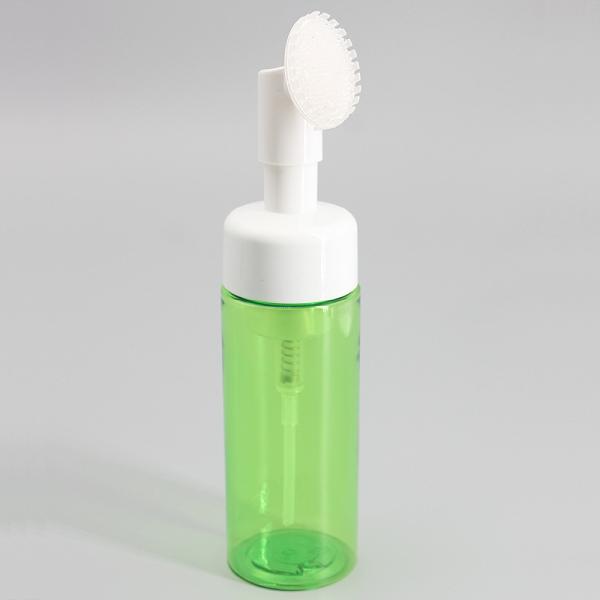 O silicone escova a garrafa da bomba da espuma 180ml do sabão 138mm