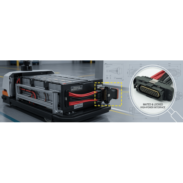 24A New Energy Power Connector Module for Industrial Vehicle | Ritian