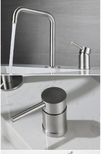 Countertop Basin Bathroom Faucet Tap Stainless SUS304 Kitchen Faucet Hot And Cold