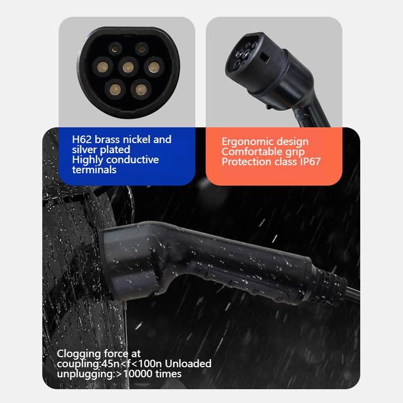 Кабель зарядного устройства типа 1 мощностью 7 кВт