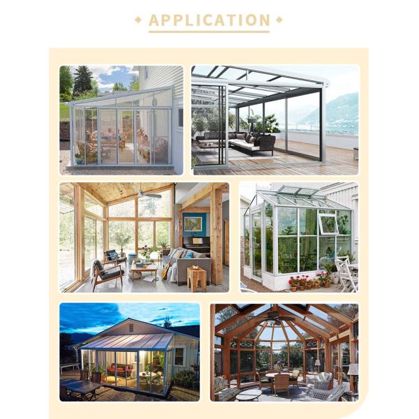 Материал рамы Алюминиевый сплав Материал восьмиугольная теплица Солярий стеклянная теплица