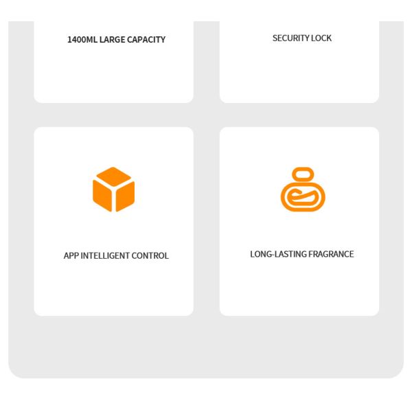 5000cbm Coverage Commercial Aroma Diffuser Bluetooth APP Control 26W