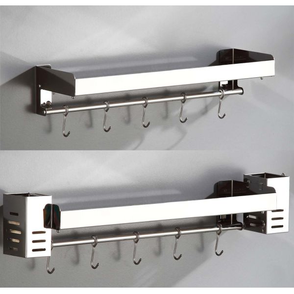 Stainless Steel Kitchen Utensil Rack , Over The Stove Spice Rack Multipurpose