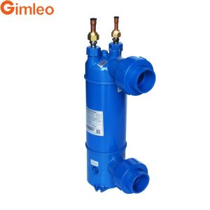 Gimleo Titanium Swimming Pool Heat Exchanger Condenser Refrigerant Outlet 9.52mm 3.9Kg