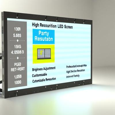 High Resolution Party Rental LED Screen with Brightness Adjustment and Customizable Resolution