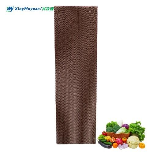 Pad de refroidissement de nid de miel de couleur brune 7090 de haute qualité pour le stylo de porc peut être lavé avec une longue durée de vie