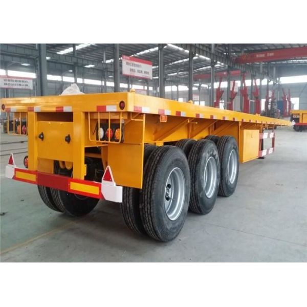 Flatbe  Container Transport Trailer Chassis 40 ton ,60ton,