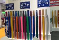 Matériau PET Feuille de vinyle réfléchissante 3100 pour panneaux routiers avec couleur rouge / jaune / bleu / vert