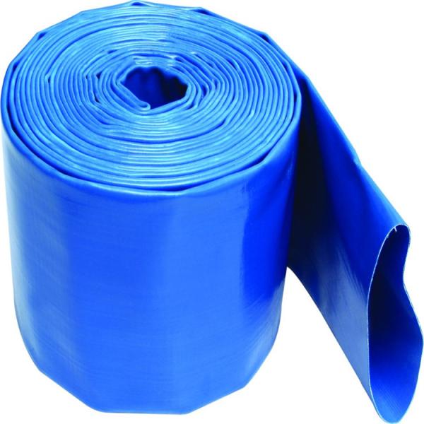 Cheaper blue pvc layflat hose pvc discharge hose water discharge hose