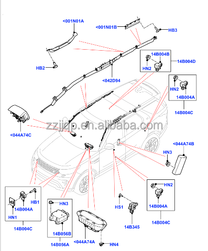 OE NO. HY32043B13EA Car Cover for Land Rover 17-23 Full Range Aftermarket Accessories