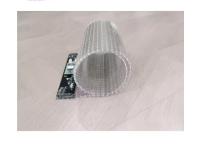 Película LED transparente flexível P6.25, Parede de vidro leve Alto brilho ao ar livre