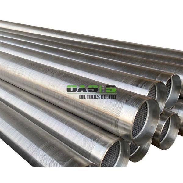 Stainless Steel 316L Wedge Wire Screens Johnson Screens / Water Well Screens for Filtration and Industrial Filtration