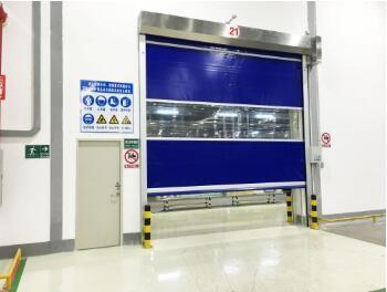 Radar Sensor High Speed Roller Shutter Doors , Rapid Shutter Door Windproof 