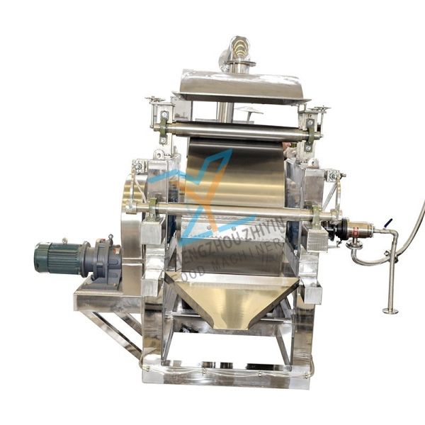 Steam Heated Yeast Liquid Drum Scraper Drying Machinery Cereal Potato Single Drum 304 Stainless Steel Drum Scraper Dryer