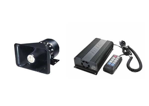 Compact Emergency Vehicle Siren Speaker For Fire Truck / Ambulance / Police Car