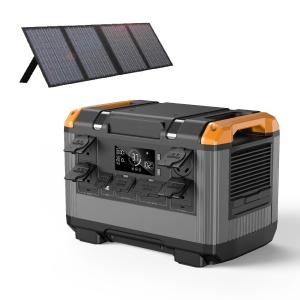 OEM 2400W Portable Power Station LiFePO4 Solar Power Station With MPPT