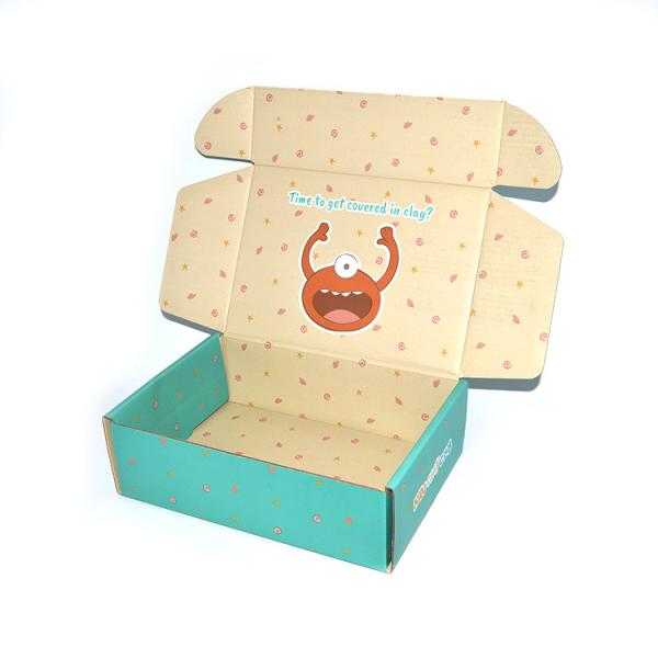 Stable Cardboard Corrugated Gift Box For Shipping Shoes Stackable