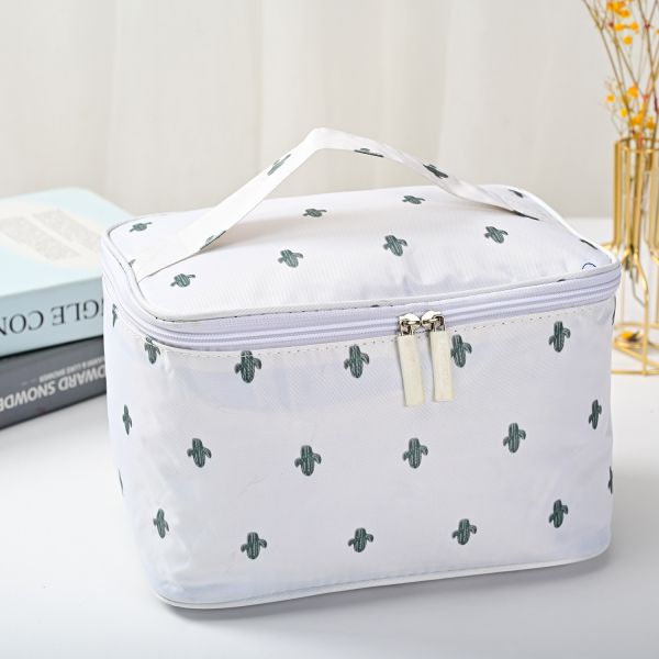 Professional Makeup Box with Zipper Closure Fashion Style Custom Cosmetic Box