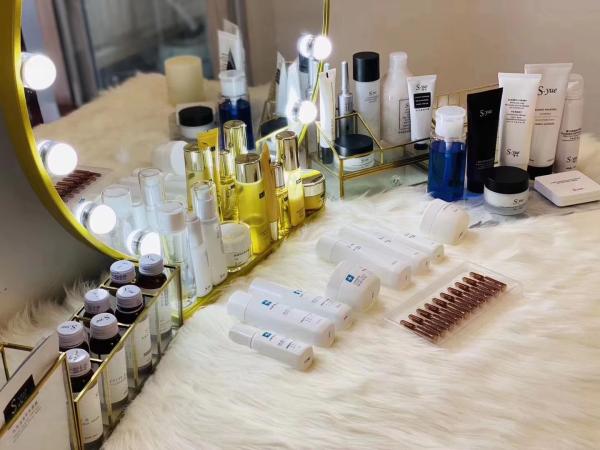 S-yue brand golden rejuvenating tightening series anti aging skin firming cosmetics