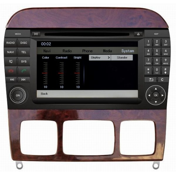 Ouchuangbo Auto GPS Navigation for Mercedes Benz S W220 1998-2005 USB iPod DVD Radio Stereo System OCB-1505
