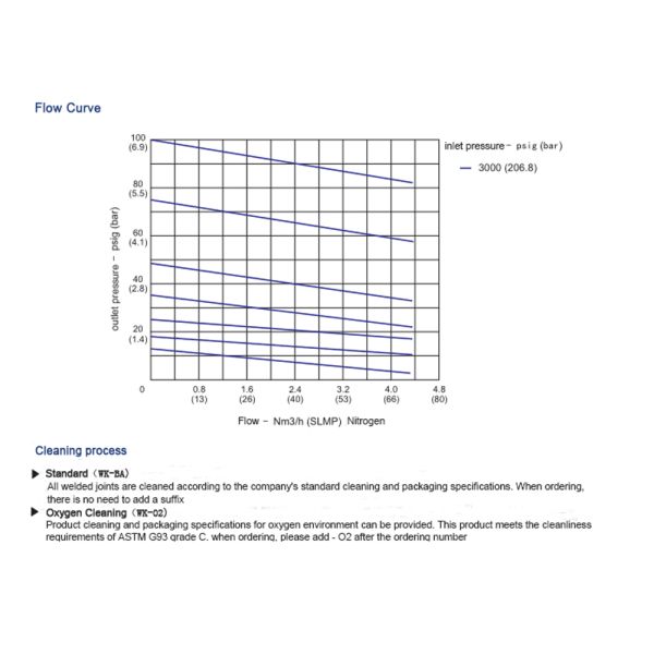 Nitrogen Helium Propane Gas Pressure Reducing Valve Stainless Steel High Pressure Dual Stage