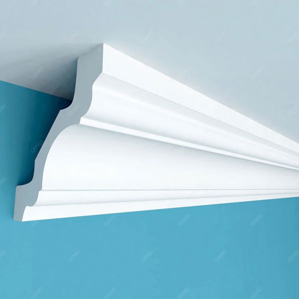 GC-83022 High Quality Country Ceilling Smooth Polyurethane Foam Molding Cornice