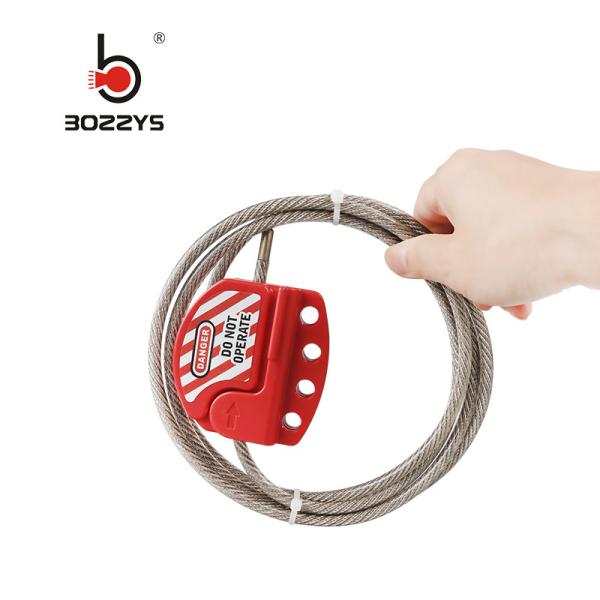 1.8 Meter Adjustable Cable Lockout With 6 MM Anti UV PVC Outer Layer
