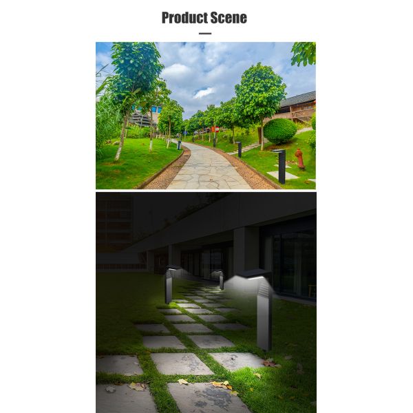 80 Ra Color Rendering Index Solar Lawn Light for Garden Decoration and Outdoor Lighting
