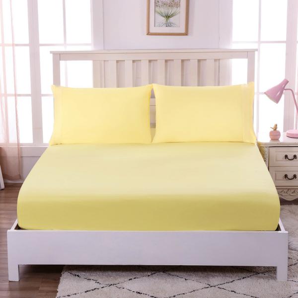 Soft and Breathable Plain Cotton Bedding Set Hypoallergenic 233/300/400 Thread Count