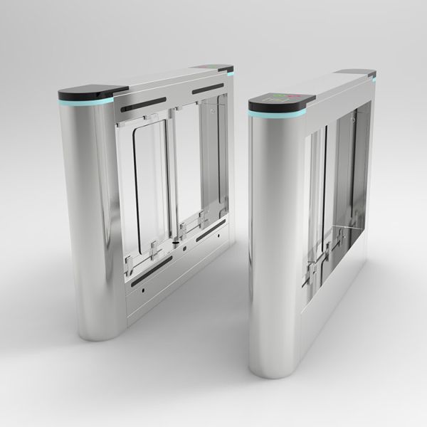 Современные биометрические стеклянные ворота турникета с распознаванием лиц