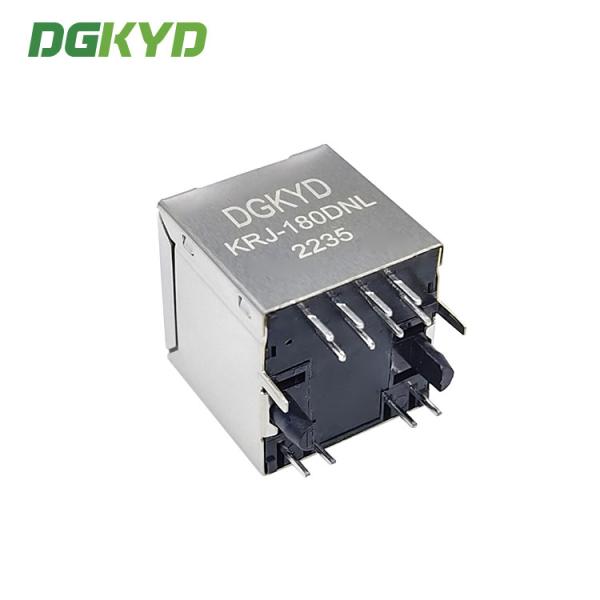 KRJ-180DNL cobrem Lan Jack do gato 5/5e Rj45 da entrada com magnetics interno, altura 17.25mm