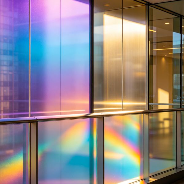 Iridescent Window Film | Rainbow Glass Film | Chameleon Decorative Privacy Film