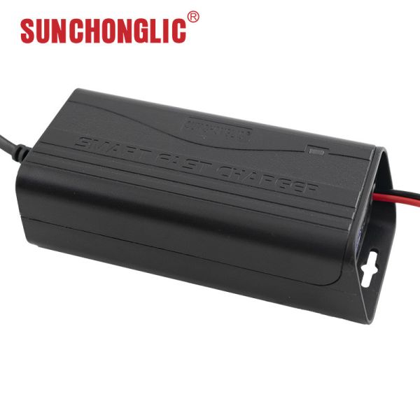 12V 3A Portable AGM GEL Battery Charger with Three-phase Input for Lead Acid Batteries